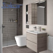 Plan vasque IBERIA 710 porcelaine blanche - SALGAR 97070