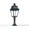 Borne Avenue 3 N°5 LED Warm Patine vert de gris 008 Diffuseur clair - PRADIER 103118008