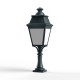 Borne Avenue 3 N°5 LED Warm Patine vert de gris 008 Diffuseur opale - PRADIER 103120008