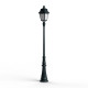 Lampadaire Avenue 3 N°7 LED Warm Patine vert de gris 008 Diffuseur opale - PRADIER 103130008