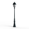 Lampadaire Avenue 3 N°7 LED Warm Patine vert de gris 008 Diffuseur opale - PRADIER 103130008 