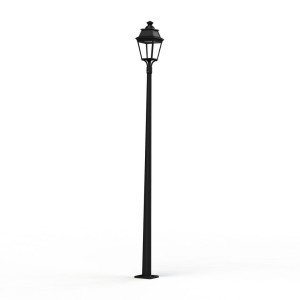 Lampadaire Avenue 3 N°11 LED Warm Noir 000 Diffuseur clair - PRADIER 103158000 