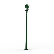 Lampadaire Avenue 3 N°11 LED Warm Vert 067 Diffuseur clair - PRADIER 103158067 