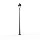 Lampadaire Avenue 3 N°11 LED Warm Noir 000 Diffuseur opale - PRADIER 103160000