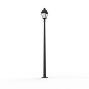 Lampadaire Avenue 3 N°11 LED Warm Noir 000 Diffuseur opale - PRADIER 103160000 