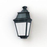 Applique Avenue 3 N°2 LED Warm Patine vert de gris 008 Diffuseur PMMA opale - PRADIER 103162008 