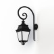Applique Avenue 3 N°3 LED Warm Noir 000 Diffuseur opale - PRADIER 103210000
