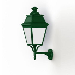 Applique Avenue 3 N°4 LED Warm Vert 067 Diffuseur opale - PRADIER 103215067 