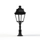 Borne Avenue 3 N°6 LED Warm Noir 000 Diffuseur clair - PRADIER 103223000