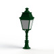 Borne Avenue 3 N°6 LED Warm Vert 067 Diffuseur opale - PRADIER 103225067