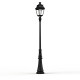 Lampadaire Avenue 3 N°7 LED Warm Noir 000 Diffuseur clair - PRADIER 103228000