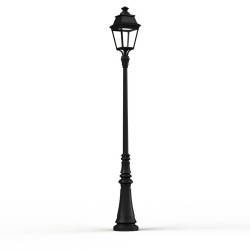 Lampadaire Avenue 3 N°7 LED Warm Noir 000 Diffuseur clair - PRADIER 103228000 
