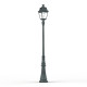 Lampadaire Avenue 3 N°7 LED Warm Patine vert de gris 008 Diffuseur clair - PRADIER 103228008