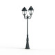 Lampadaire Avenue 3 N°8 LED Warm Patine vert de gris 008 Diffuseur clair - PRADIER 103233008