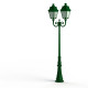 Lampadaire Avenue 3 N°8 LED Warm Vert 067 Diffuseur opale - PRADIER 103235067