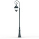 Lampadaire Avenue 3 N°9 LED Warm Patine vert de gris 008 Diffuseur clair - PRADIER 103238008