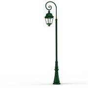 Lampadaire Avenue 3 N°9 LED Warm Vert 067 Diffuseur clair - PRADIER 103238067 