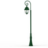 Lampadaire Avenue 3 N°9 LED Warm Vert 067 Diffuseur clair - PRADIER 103238067