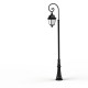 Lampadaire Avenue 3 N°9 LED Warm Noir 000 Diffuseur opale - PRADIER 103240000