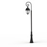 Lampadaire Avenue 3 N°9 LED Warm Noir 000 Diffuseur opale - PRADIER 103240000
