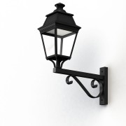Applique Avenue 3 N°12 LED Warm Noir 000 Diffuseur clair - PRADIER 103253000 