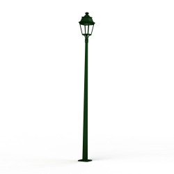 Lampadaire Avenue 3 N°11 LED Warm Vert 019 Diffuseur clair - PRADIER 103258019 