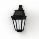 Applique Avenue 3 N°2 LED Warm Noir 000 Diffuseur clair - PRADIER 103261000