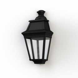 Applique Avenue 3 N°2 LED Warm Noir 000 Diffuseur clair - PRADIER 103261000 