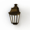 Applique Avenue 3 N°2 LED Warm Patine dorée 009 Diffuseur clair - PRADIER 103261009 