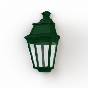 Applique Avenue 3 N°2 LED Warm Vert 067 Diffuseur clair - PRADIER 103261067 