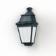 Applique Avenue 3 N°2 LED Warm Patine vert de gris 008 Diffuseur PMMA opale - PRADIER 103262008