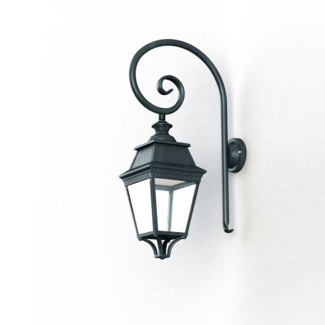 Applique Avenue 3 N°3 LED Warm Patine vert de gris 008 Diffuseur clair - PRADIER 103108008 