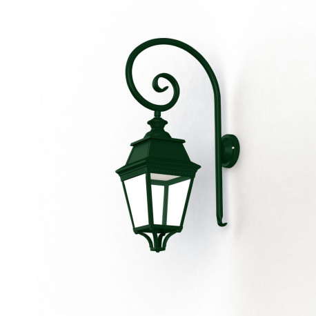 Applique Avenue 3 N°3 LED Warm Vert 067 Diffuseur clair - PRADIER 103108067 