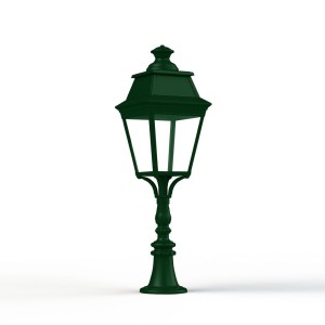 Borne Avenue 3 N°6 LED Warm Vert 067 Diffuseur clair - PRADIER 103123067 