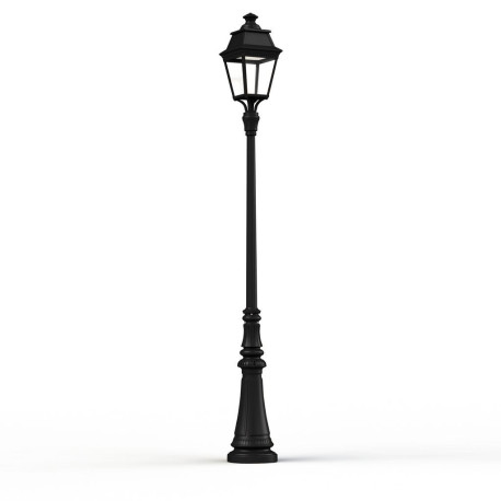 Lampadaire Avenue 3 N°7 LED Warm Noir 000 Diffuseur clair - PRADIER 103128000 