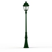 Lampadaire Avenue 3 N°7 LED Warm Vert 067 Diffuseur clair - PRADIER 103128067 