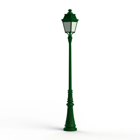 Lampadaire Avenue 3 N°7 LED Warm Vert 067 Diffuseur opale - PRADIER 103130067 