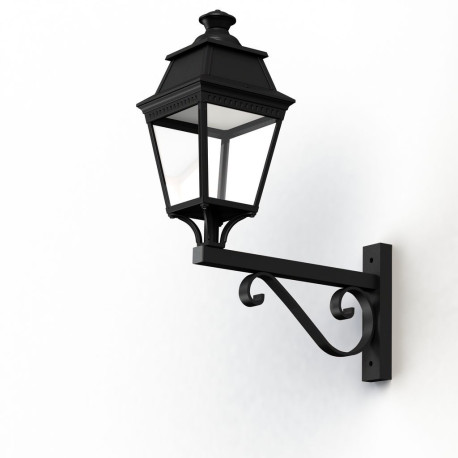 Applique Avenue 3 N°12 LED Warm Noir 000 Diffuseur clair - PRADIER 103153000 