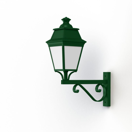 Applique Avenue 3 N°12 LED Warm Vert 067 Diffuseur opale - PRADIER 103155067 