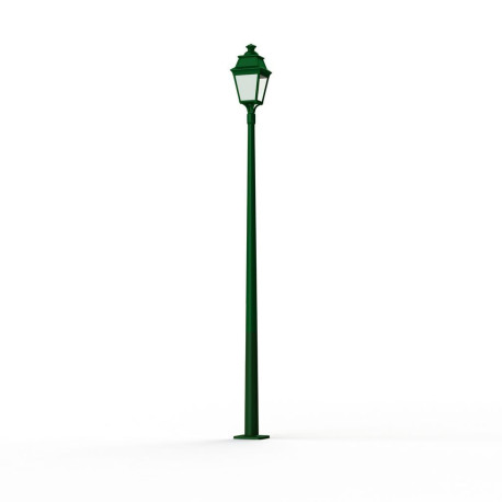 Lampadaire Avenue 3 N°11 LED Warm Vert 067 Diffuseur opale - PRADIER 103160067 