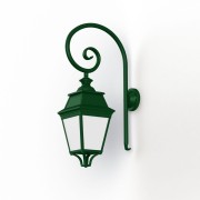 Applique Avenue 3 N°3 LED Warm Vert 067 Diffuseur opale - PRADIER 103210067 