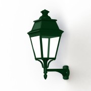 Applique Avenue 3 N°4 LED Warm Vert 067 Diffuseur clair - PRADIER 103213067 
