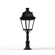 Borne Avenue 3 N°6 LED Warm Noir 000 Diffuseur clair - PRADIER 103223000 
