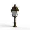 Borne Avenue 3 N°6 LED Warm Patine dorée 009 Diffuseur opale - PRADIER 103225009 