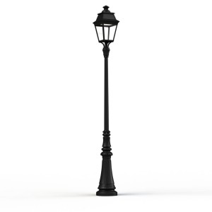 Lampadaire Avenue 3 N°7 LED Warm Noir 000 Diffuseur clair - PRADIER 103228000 