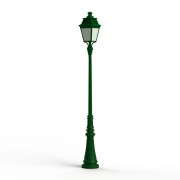 Lampadaire Avenue 3 N°7 LED Warm Vert 067 Diffuseur opale - PRADIER 103230067 