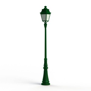 Lampadaire Avenue 3 N°7 LED Warm Vert 067 Diffuseur opale - PRADIER 103230067 