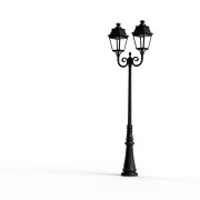 Lampadaire Avenue 3 N°8 LED warm clair Noir foncé 000 - PRADIER 103233000 