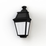 Applique Avenue 3 N°2 LED Warm Noir 000 Diffuseur PMMA opale - PRADIER 103262000 