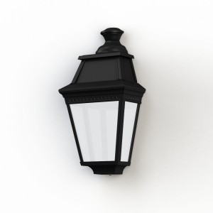 Applique Avenue 3 N°2 LED Warm Noir 000 Diffuseur PMMA opale - PRADIER 103262000 